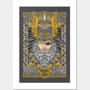 Odin - five colors Posters and Art